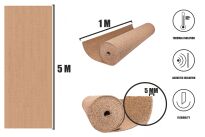 Korkunterlagen  5mm (1mx5m) - 4