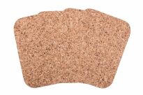 Dekorativer Korkuntersetzer Rechteck groß 40/30cm Satz von 4 Stück - 2