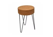 Kork-Hocker  mit schwarzen Beinen - 2