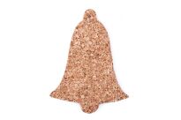 Weihnachtsschmuck aus Kork natürliche „Glöckchen“-Satz von 4 Stück - 4