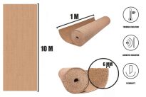 Korkunterlagen  6mm (10mx1m) - 4
