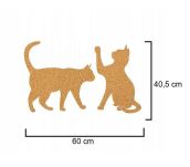 Wanddekoration Katzen - 2