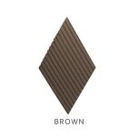 3D Wandpaneele Stripe BROWN - 2