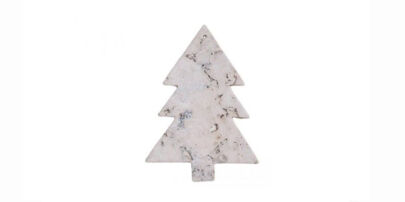 Weihnachtsschmuck aus Kork dekorativ  "Weihnachtsbaum"-Satz von 4 Stück