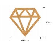 Diamant Wanddekoration - 2