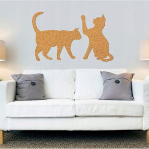 Wanddekoration Katzen